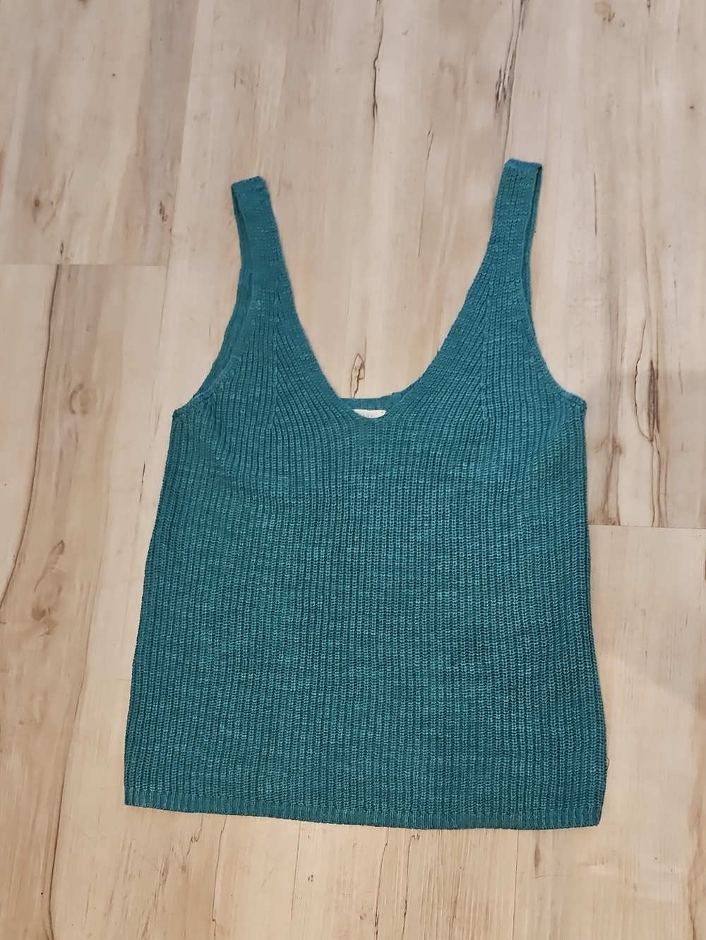 Faherty Sleeveless Knit Tank Top - Teal